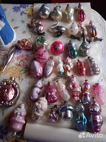Елочные игрушки СССР