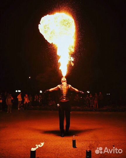 Фаершоу, огненное шоу, пиротехника, fireshow
