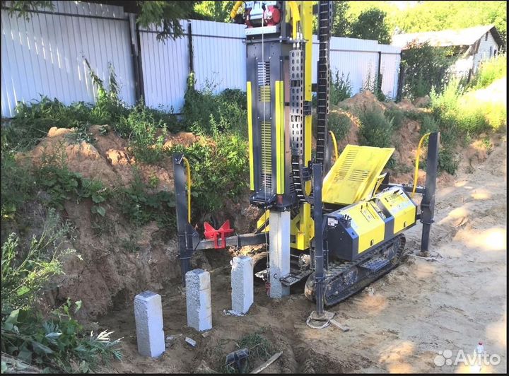 Свайный фундамент для дома в любую погоду