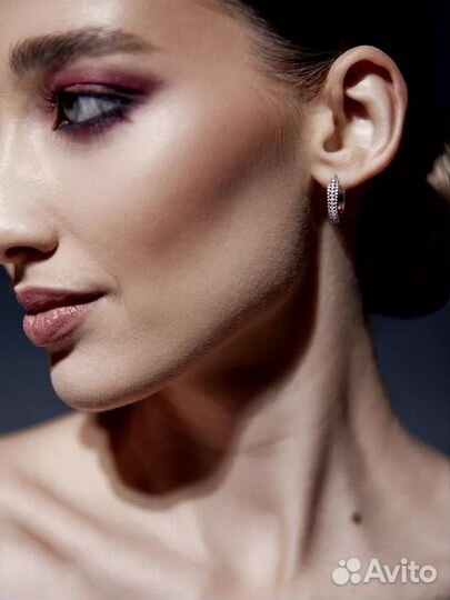 Серьги кольца конго