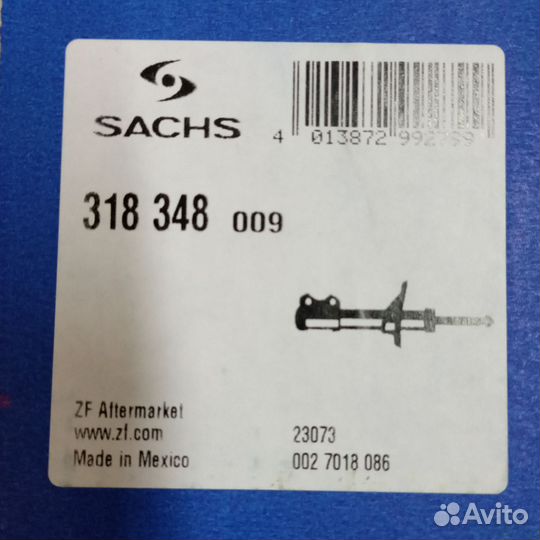 318348 sachs Амортизаторы задние для BMW G01 G02