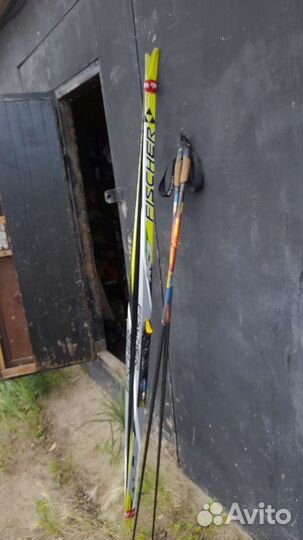 Лыжи беговые fisher коньковые