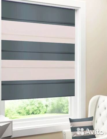Рулонная штора с направляющими на заказ