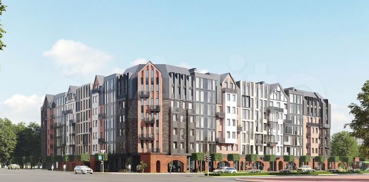 2-к. квартира, 60,7 м², 5/7 эт.