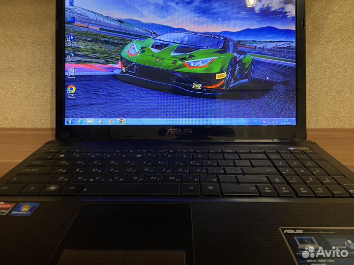Офисный Ноутбук Asus/AMD/4gb/2Видеокарты/HDD 320gb