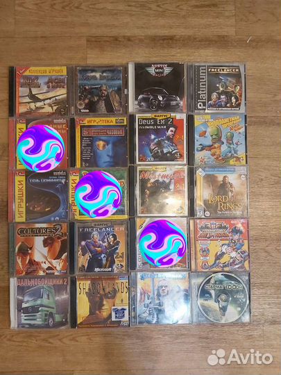 Cd диски с играми и фильмами