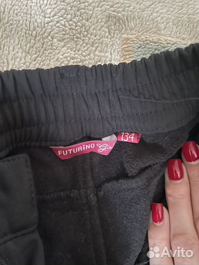 Брюки утепленные для девочки