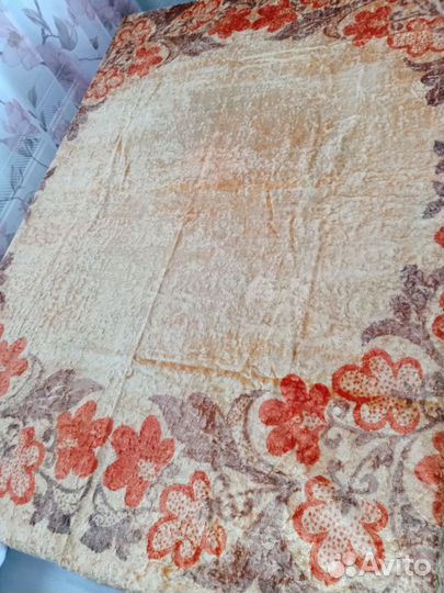 Плюшевая скатерть СССР