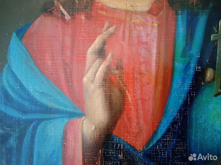 Икона Спаситель Вседержитель 19 век