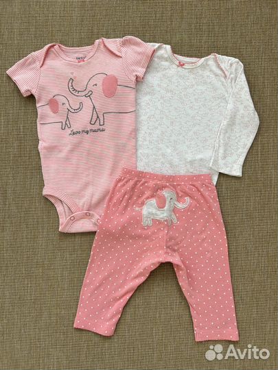 Комплекты одежды для девочки Carters, 6-9 мес