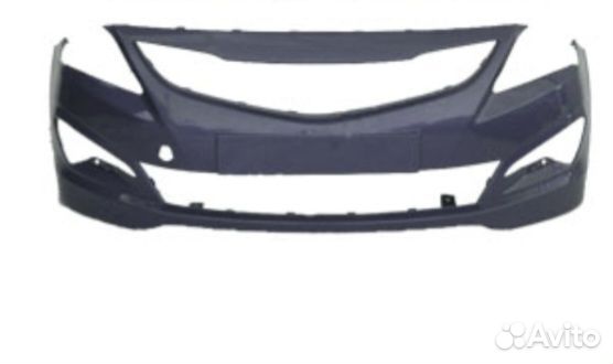 Передний бампер для Хендай Солярис 2014-2017SAE