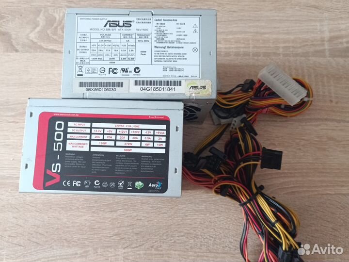 Блоки питания 500 w