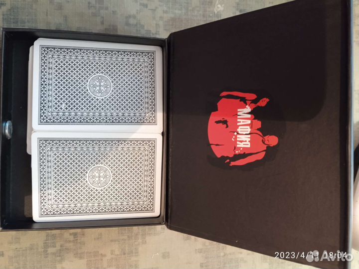 Игральные карты с коробкой мафия