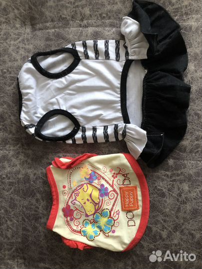 Футболка и платье для кошки или собачки