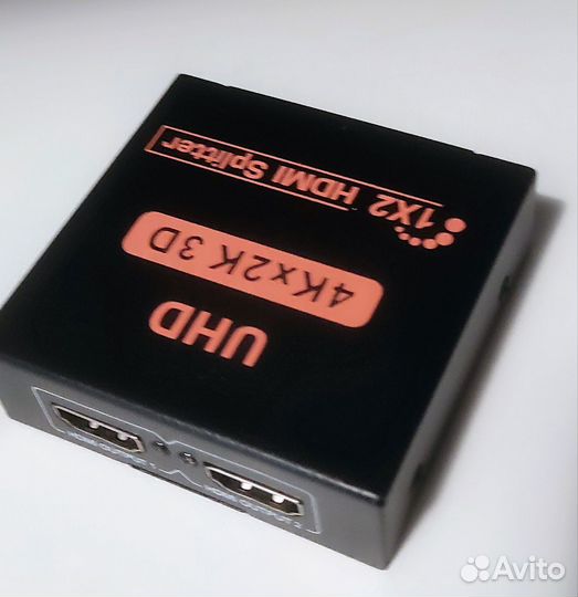 Делитель-сплиттер (гнездо hdmi на 2 гнезда hdmi)