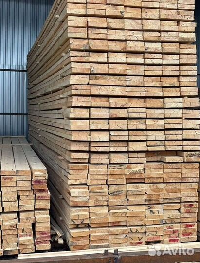 Доска обрезная 40х200х6000мм