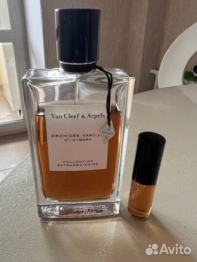 Van Cleef arpels orchidee vanille распив