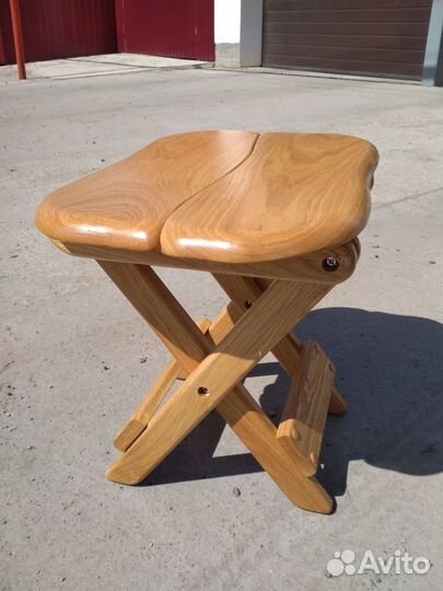 Стул раскладной из массива дуб
