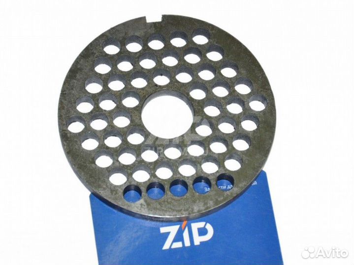 Решетка №3 мясорубки мим-600, мим-600М (с буртом)