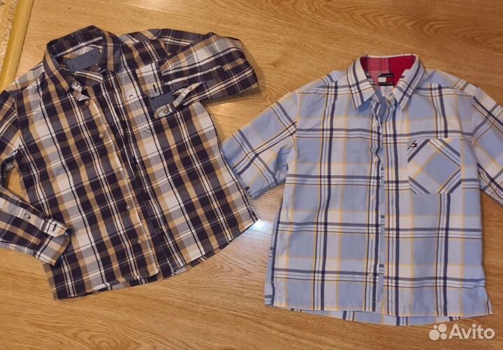 Рубашки на мальчика 122 128 134 оригинал