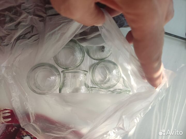 Банки на спину стекло и пластик