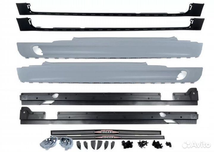 Комплект порогов JCW mini cooper R56