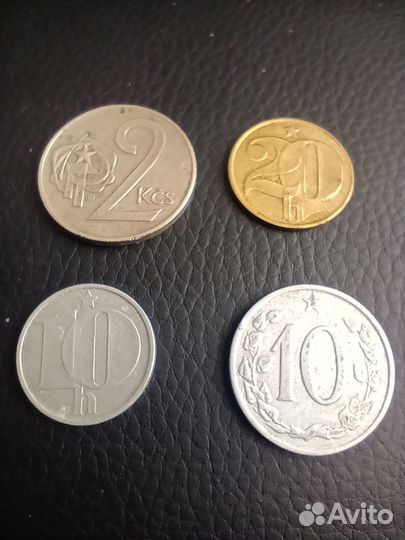 Монеты. Чехословакия
