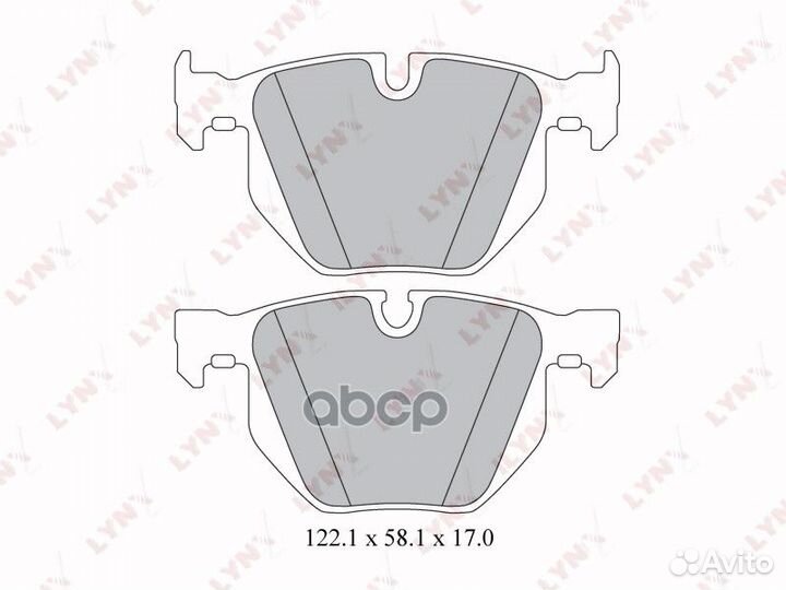 Колодки тормозные BMW E60/E61 задние BD-1419 LY