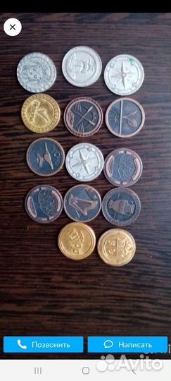 Монеты из пятерочки