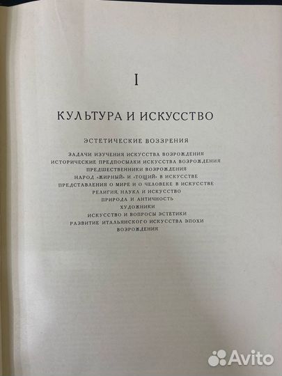 Художественные проблемы Итальянского Возрождения