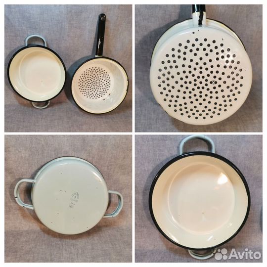 Эмалированная посуда СССР новая и бу