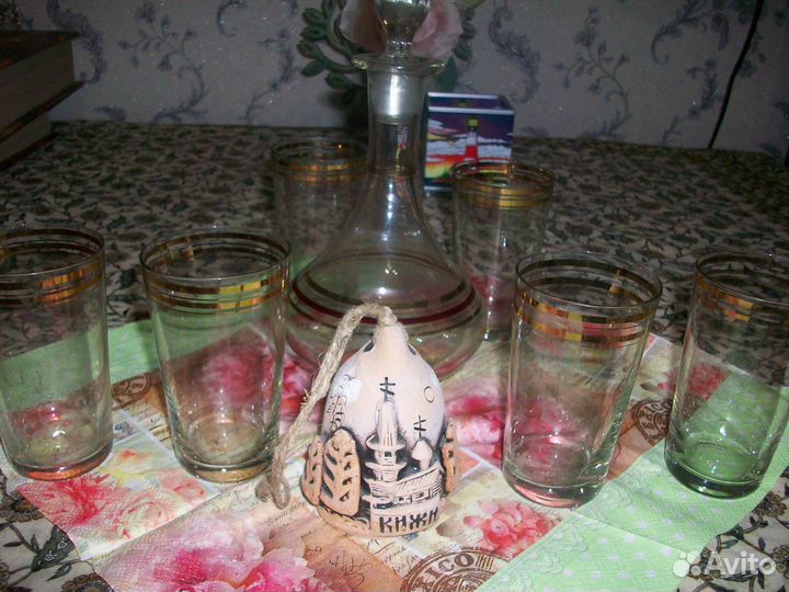 Графин и 5 бокалов