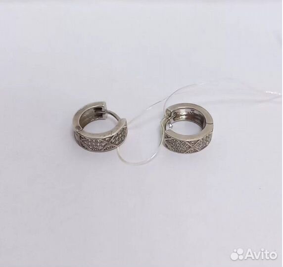 Серьги серебро 925 пробы