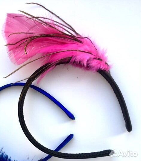 Ободок с перьями