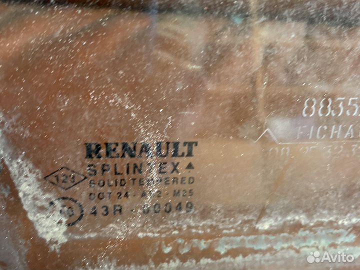 Renault laguna 2 заднее правое стекло двери combi