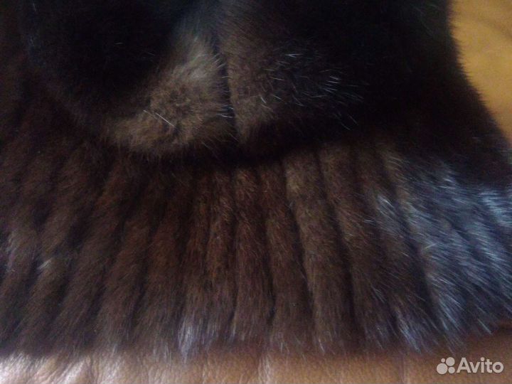 Шапка норковая женская