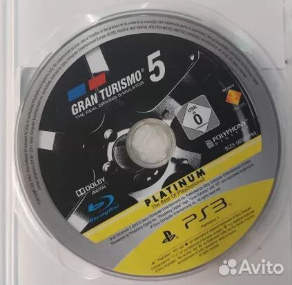 Диск Gran Turismo 5 Platinum ps3