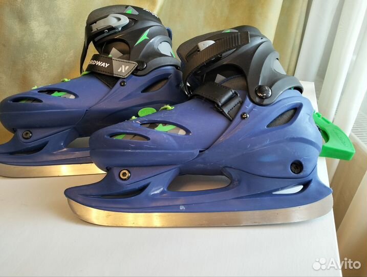 Коньки ледовые мужские, женские, детские
