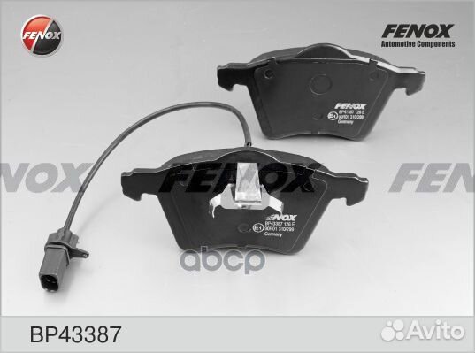 BP43387 колодки дисковые передние VW T4/Sharan