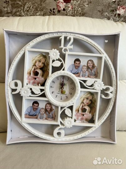 Рамки для фото с часами