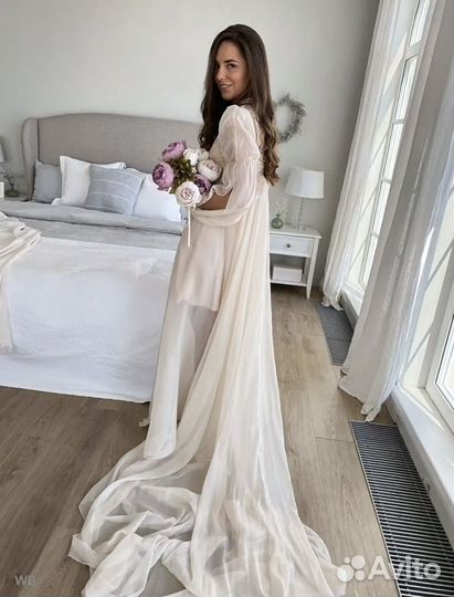 Пеньюар сорочка кружевная