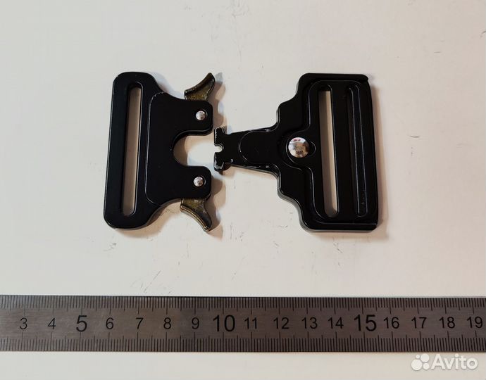 Фастекс для стропы 50 мм (металл матовый черный)