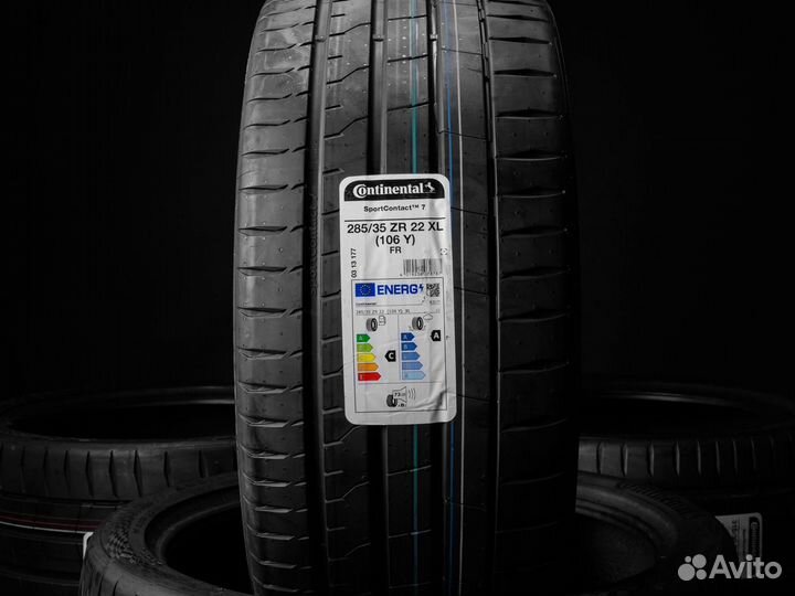 Continental ContiSportContact 7 285/35 R22 и 315/30 R22