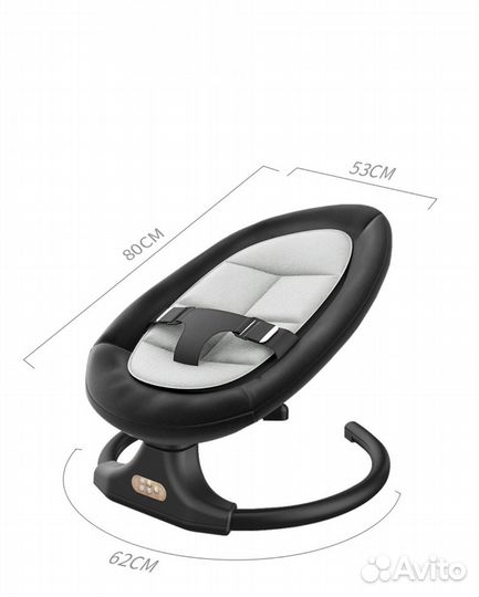 Шезлонг детский с электрическим маятником