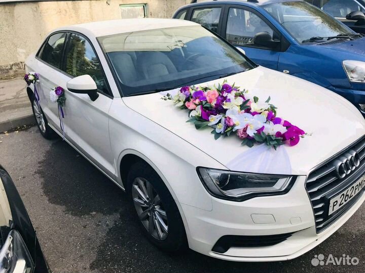 Прокат (аренда) свадебных украшений на машины