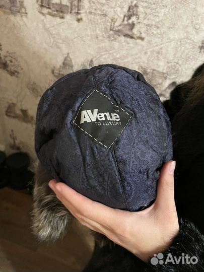 Шапка чернобурая лиса (чернобурка)