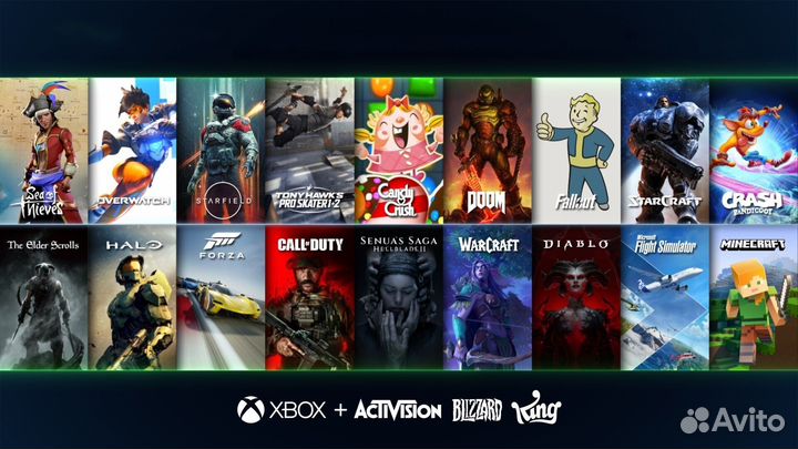 Xbox series x +игры +подписка