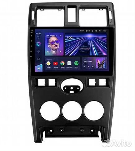 Андроид 9 дюймов (Приора-1) с рамкой