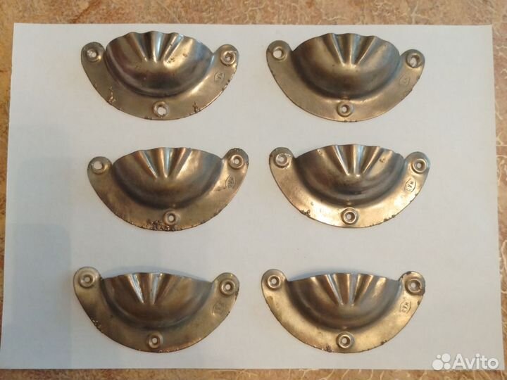 Мебельные ручки ракушки винтаж