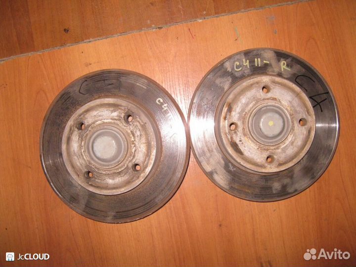 Тормозной диск на citroen C4 B7